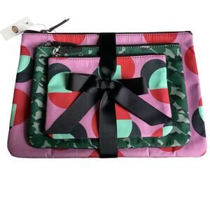 Fossil Triple Pouch Cosmetic Set